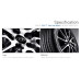 tuix 17 dark gray alloy wheels set hyundai elantra 2010-15